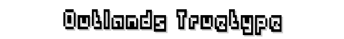 Outlands Truetype font